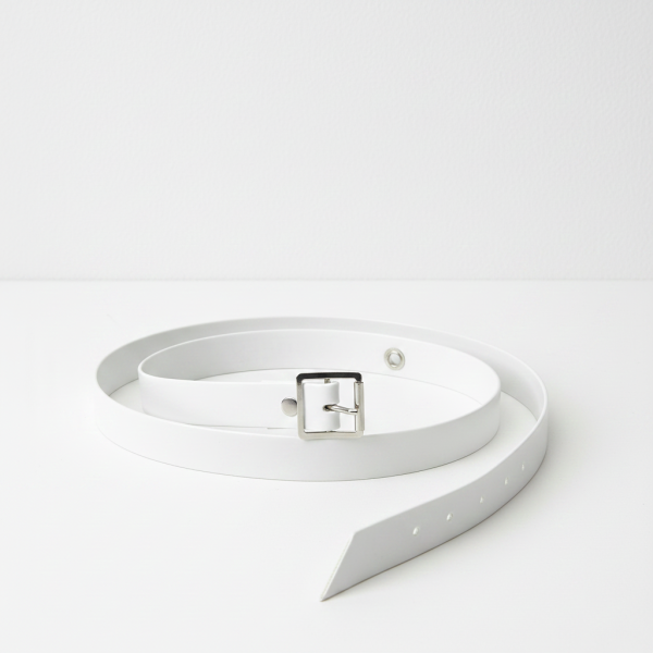 PVC Butchers Belt, White, 54"