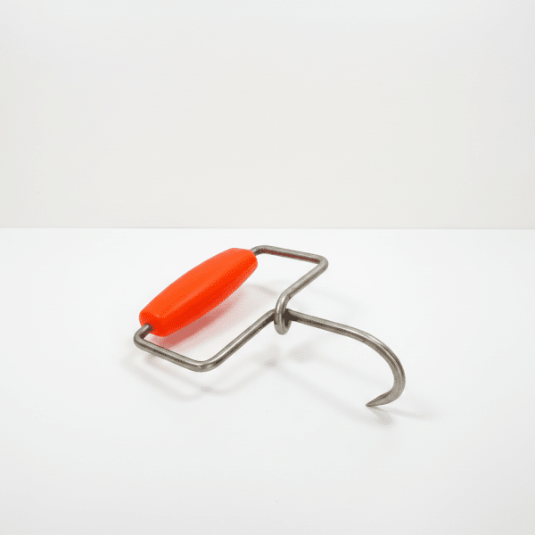 Boning Hook Open Grip Handle, Fluro Orange