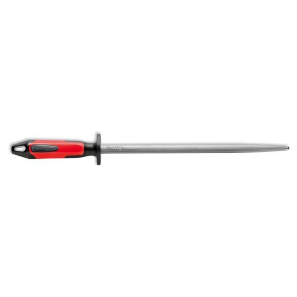 F.Dick Sharpening Steel, Regular Cut, Red, 14" Round